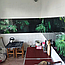 Кухонний фартух Листя Монстерры (вінілова наклейка скинали самоклеюча плівка) зелений 600*3000 мм, фото 10