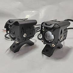 Bi S 18 ближнє дальнє біл/жовт компл лазер 50x70x65 з СТК LIDER додаткова світлодіодна протитуманна автофара LED фара 12в 24в