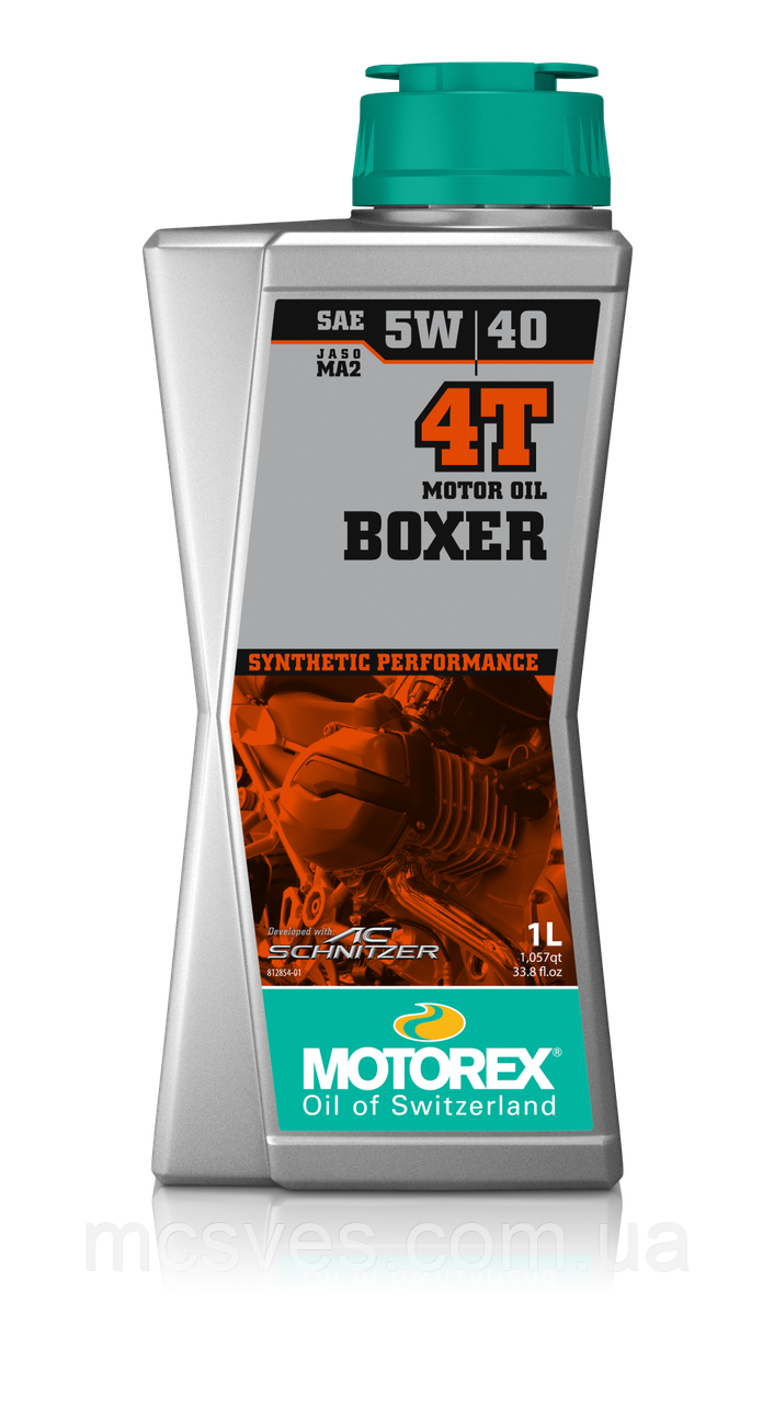 Масло моторное Motorex Boxer 4T Full Synthetic 4-Stroke Motor Oil 5W-40 1L