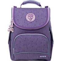 Рюкзак шкільний каркасний для дівчинки Kite Education 501 College Line girl 35*25*13см фіолетовий