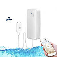 Беспроводной WiFi датчик утечки воды с звуковой синализацией Tuya alarm water detector. Tuya/Smart Life