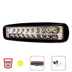 Фара робочого світла WLP-20RT2 SPOT 10Led*2W 10Led*1W /10-30V/20W+10W/6000K/ з поворотом