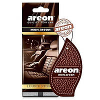 Освежитель воздуха AREON сухой листик "Mon" Leather Interior МА42
