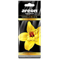 Освежитель воздуха AREON сухой листик "Mon" Vanilla-Black МА31