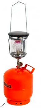 Освітлювальна газова лампа для кемпінгу з ручкою для перенесення та регулюванням яскравості NURGAZ NG 410 LUKUS 500