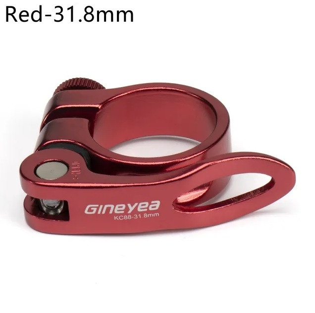 Затискач для сидіння велосипеда Gineyea KC88 31,8 мм з ексцентриком (червоний)