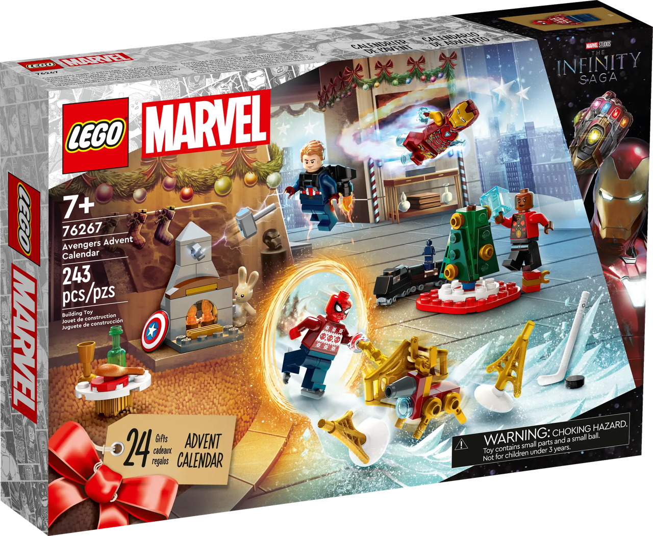 Новорічний адвент календар LEGO Marvel 76267 Вартові Галактики 2024 Месники