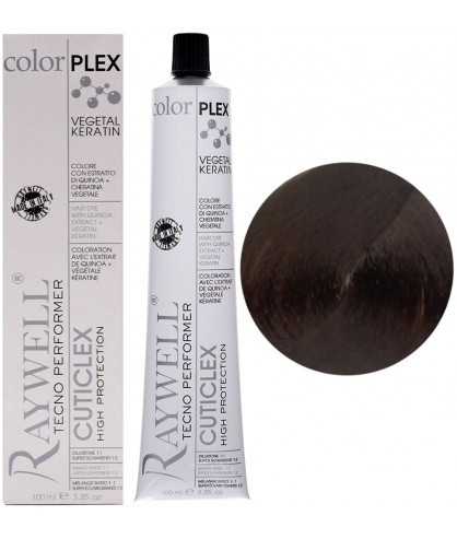 Крем-краска для волос Raywell ColorPlex 100 мл №5.3 Светлый коричневый золотистый - фото 1 - id-p1926659264