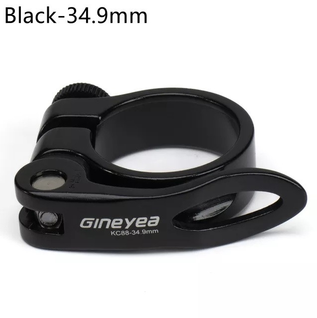 Затискач для сидіння велосипеда Gineyea KC88 34,9 мм з ексцентриком (чорний)