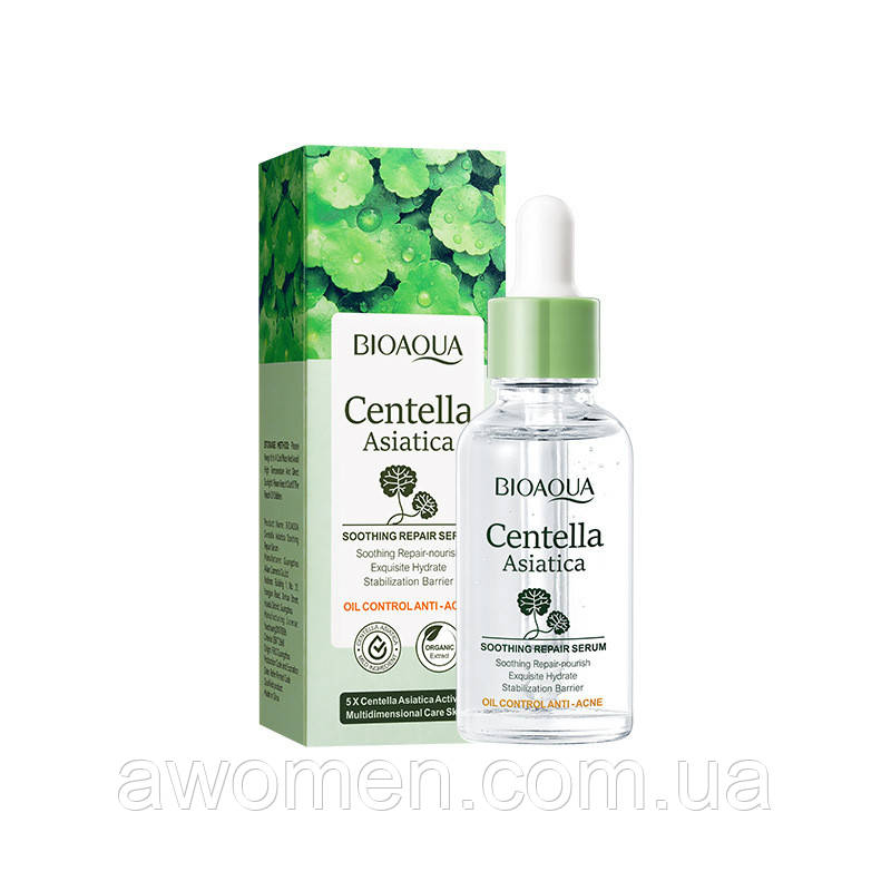 Сироватка для обличчя Bioaqua Centella Asiatica Soothing з азійською центелою 30 ml