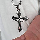 Хрестик з нержавіючої медичної сталі, фото 2