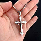 Хрестик з нержавіючої медичної сталі, фото 3