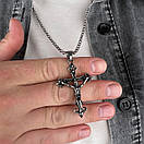 Хрестик з нержавіючої медичної сталі, фото 7