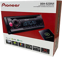 Автомагнитола CD-MP3-магнитола Pioneer DEH-S220UI магнитола мафон в машину авто 1 дин din магнитофон 3