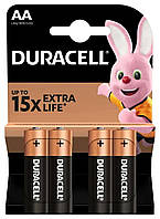 Батарейки АА duracell lr6 mn1500 4 шт.