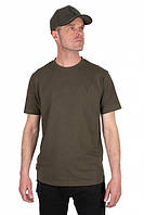 Футболка Fox Collection T-Shirt Green Marl Black Logo
