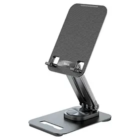 ТРИМАЧ ДЛЯ МОБІЛЬНОГО HOCO PH48 FUN DUAL AXIS 360 ROTATING TABLET DESKTOP HOLDER BLACK