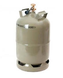 Портативний газовий балон багаторазового використання з фіксацією вентиля BT-2 Vitkovice Milmet S.A.27,2 л
