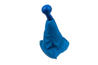 Fiat Doblo 2005-2010 рр. Ручка та чохол КПП ОЕМ 735424356 (синя) для Fiat Doblo I 2005-2010 рр від VLF комп.