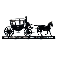 Вешалка настенная Glozis Carriage H-055 52 х 22см