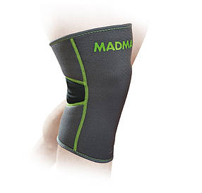 Наколінник MadMax MFA-294 Zahoprene Knee Support Dark Grey/Green (1шт.) L