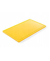 Доска кухонная Hendi НАССР желтая 53х32,5 см h1,5 см пластик (826058)