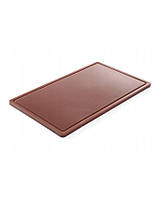 Доска кухонная Hendi НАССР коричневая 53х32,5 см h1,5 см пластик (826041)