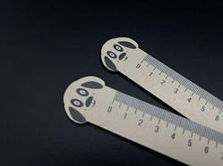 Фігурна дерев'яна лінійка. 15см Собачка / Фігурна дерев'яна лінійка. 15см Собачка