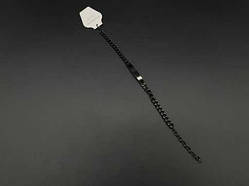 Сталевий браслет під гравіюванням. 21,5см Колір Чорний / Сталевий браслет під гравіюванням. 21,5см Колір Чорний