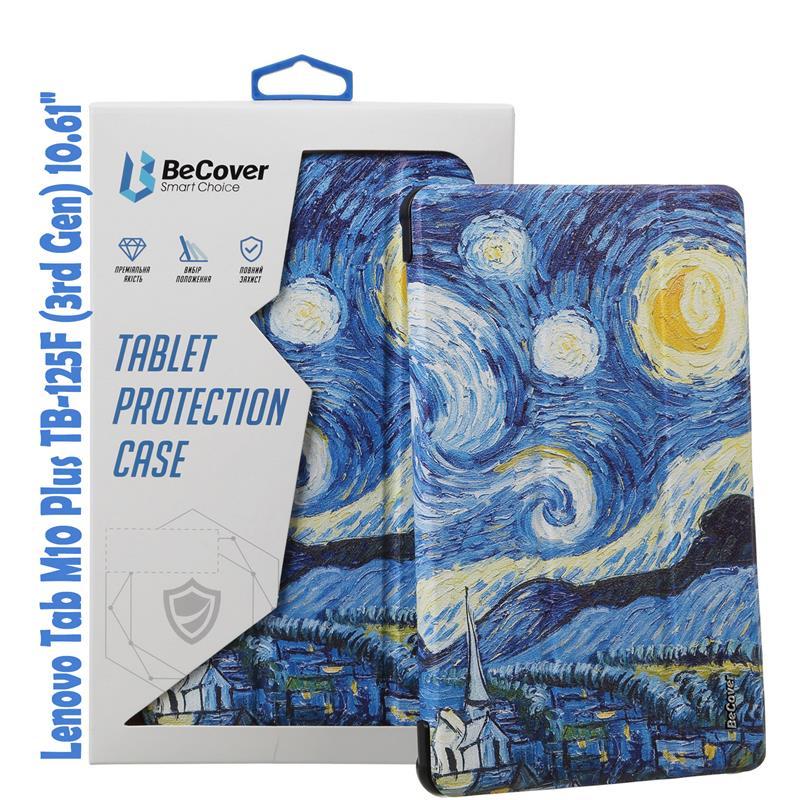 Чохол книжка BeCover Smart для Lenovo Tab M10 Plus TB-125F (3rd Gen) 10.61 Night (708315)