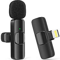 Беспроводной петличный Lightning микрофон Savetek P27 для iPhone, iPad, Macbook, 2.4 ГГц