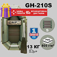 Полуторний надувний Човен ПВХ Grif boat GH-210S