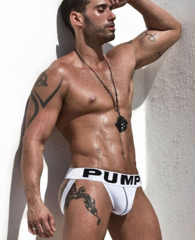 Джоки білого кольору Pump, фото 1