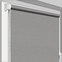 Рулонная штора на окно открытого типа серая Rolets Бамбус 1-328-1000 100x170 см