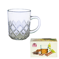 Чашка скляна 260мл