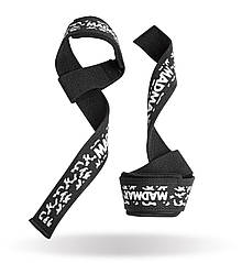 Лямки для тяги MadMax Camo Power Wrist Straps Camo/White