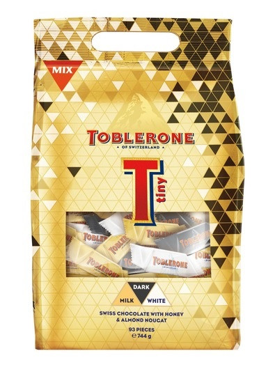 Шоколад молочний Toblerone Tiny з медом і мигдалевою нугою 270 г Швейцарія