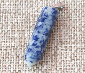 Маятник для біолокації кам'яний шестигранний Содалит