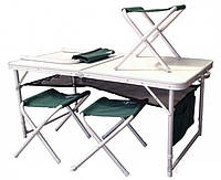 Стол складной и 4 стула Ranger TA 21407+FS21124 D_0598