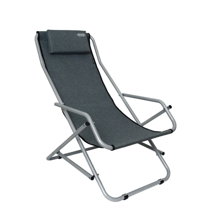 Кресло-шезлонг Novator SH-7 для отдыха на природе (Садовое кресло) D_7487 Серый - фото 5 - id-p1926809084
