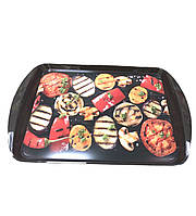 1115 Піднос ДЕКО 43х30см.колір білий (мафіни)