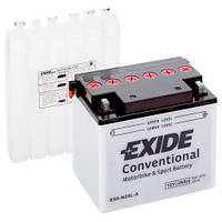 Акумулятори мото Exide E60-N24L-A: 28 А·год - 12 V; 280 (E60-N24L-A), 184x124x169 мм