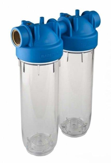 Купить Фильтр-колба двойной Atlas 10 DP-DUO 3/4" OT-TS для очистки воды ...