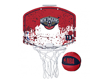 Набор баскетбольный Wilson NBA Team Mini Hoop New Orleans Pelicans