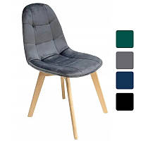 Кресло велюровое для персонала JUMI COLIN офисное для переговорной стул для дома кафе ресторана D_1382