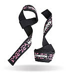 Лямки для тяги MadMax Camo Power Wrist Straps Camo/Pink, фото 2