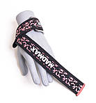 Лямки для тяги MadMax Camo Power Wrist Straps Camo/Pink, фото 3