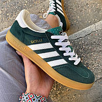 Кроссовки Adidas Gazelle x Gucci Green/White 36