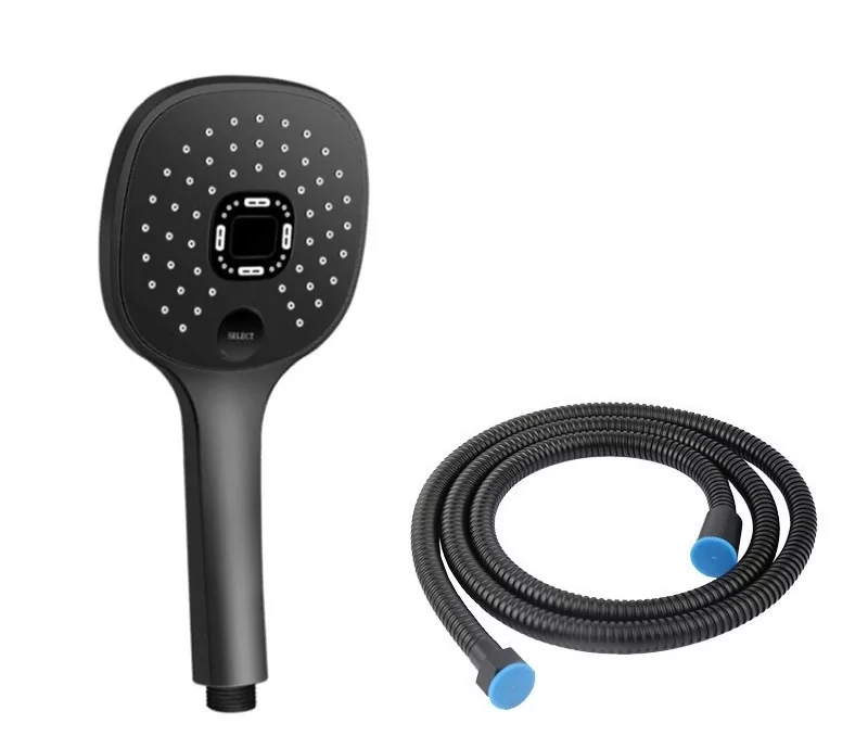 Душова лійка та шланг HB37-3 (Чорний)