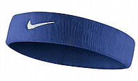 Повязка на голову Nike SWOOSH HEADBAND синий Уни OSFM